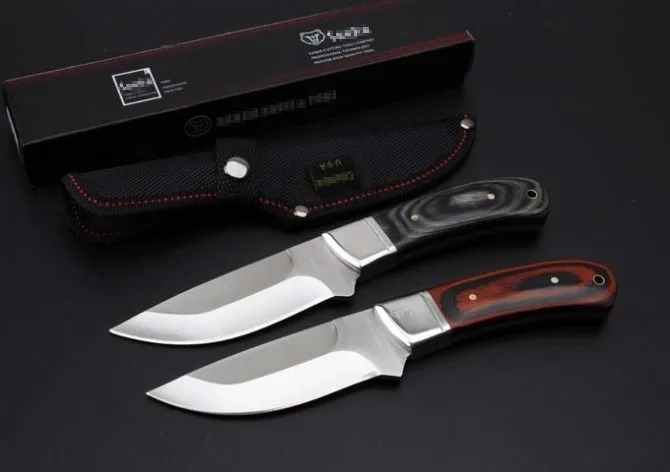 2 варианта! K91 охотничьи закрепленные ножи, 5Cr13Mov лезвие Цвет деревянной ручкой походный тактический нож, выживания Ножи
