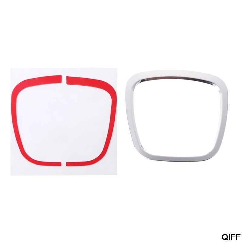 

Car Steering Wheel Decorative Sticker Emblem Frame Cover For Audi A4 A5 Q5 A6 Q7 May06