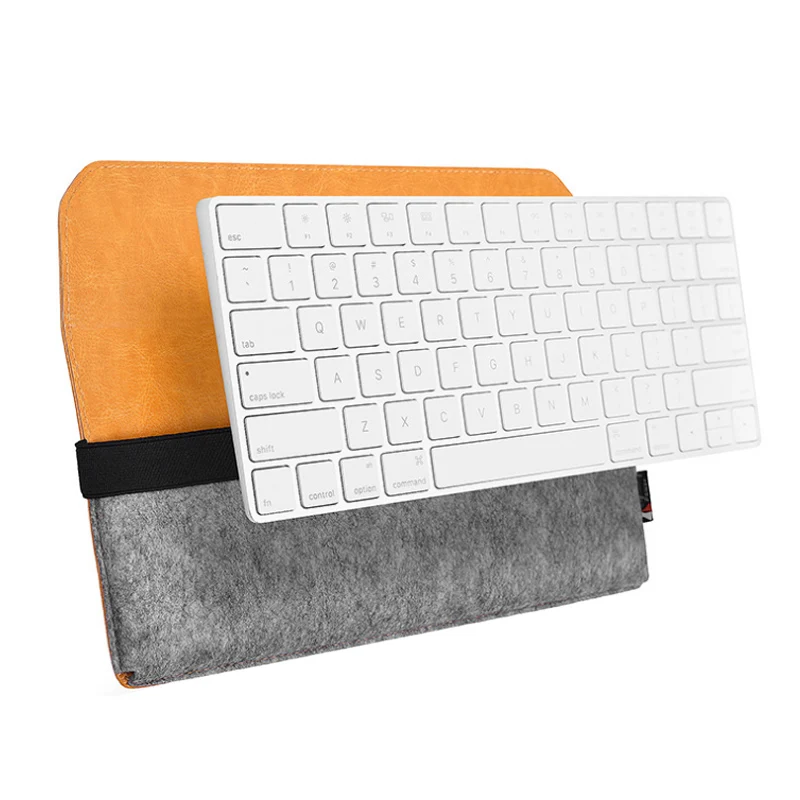  Pu Leather Protective Storage Sleeve Case Bag For Apple Magic Keyboard