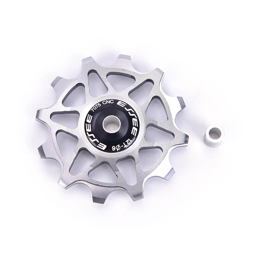 عالية الجودة 12 طن mtb الطريق دراجة الدراجات الخلفي derailleur بكرة المهمل تحمل أجزاء دراجات جوكي العجلات الخلفية derailleur البكرة