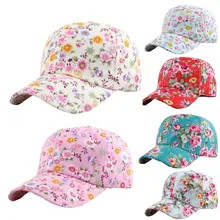 Высококачественные женские летние кепки с принтом Снэпбэк с цветами для девочек Хип-Хоп Регулируемый головной убор Летние головные уборы Прямая поставка
