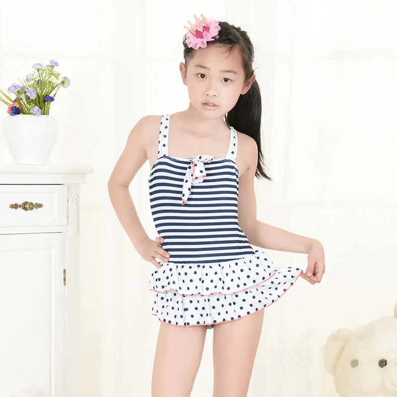 Girls Swimsuit Print Acetate Rushed Baby Girl Swimwear 2015 New