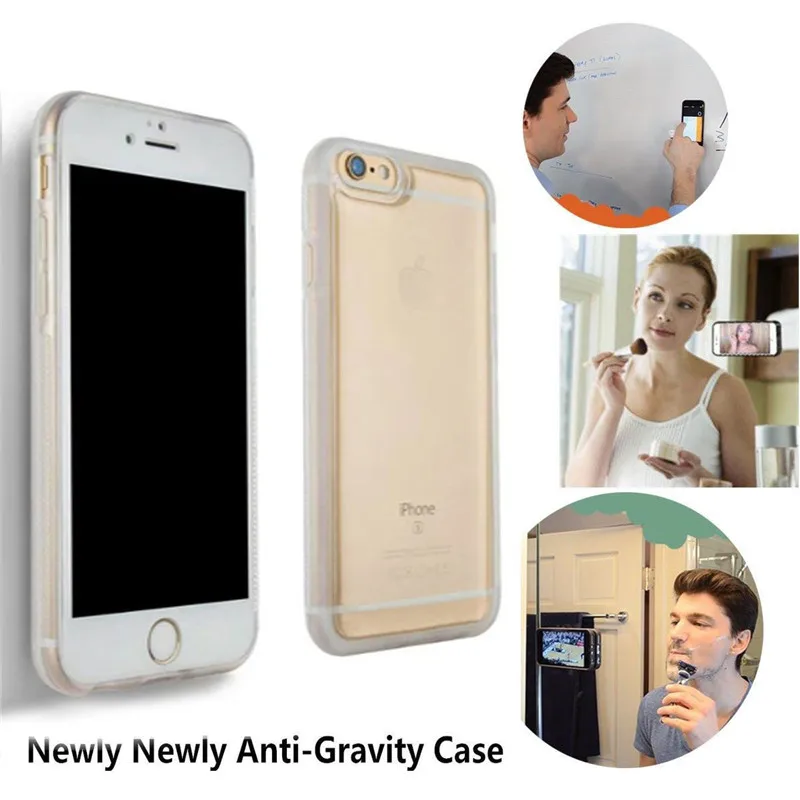 

Anti Gravity Magical Pattern Nano Sticky Phone Cover For iPhone XS Max X XR 5 5S SE 6 6S 7 8 Plus 10 Ten Soft Silicon Back Case