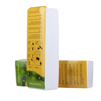 

100 Tablets Of Thick Hair Removal Paper Non-woven Disposable Body Hair Removal Wax Strips