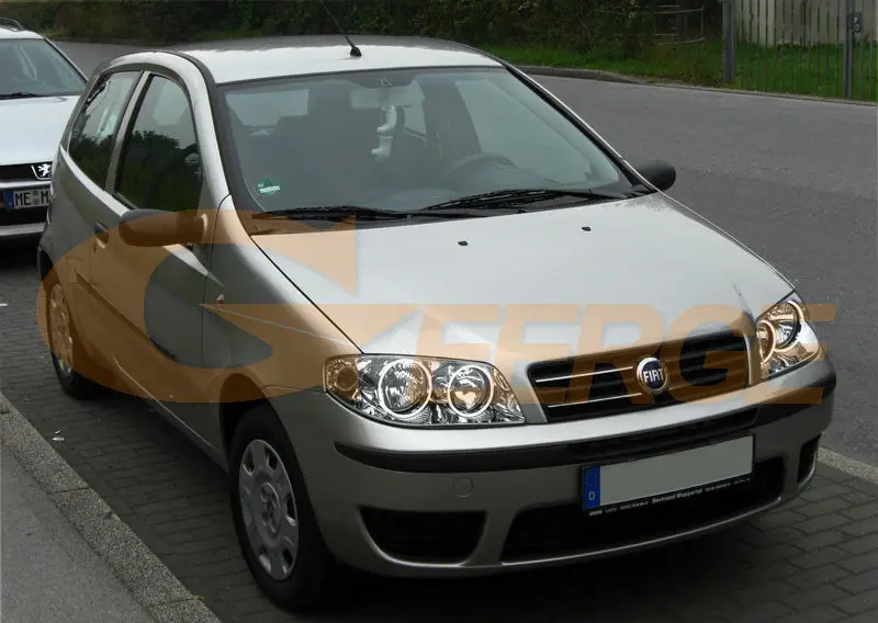 FIAT PUNTO Mk2 2B 2003 2004 2005 2006 headlight ccfl angel eyes(6)