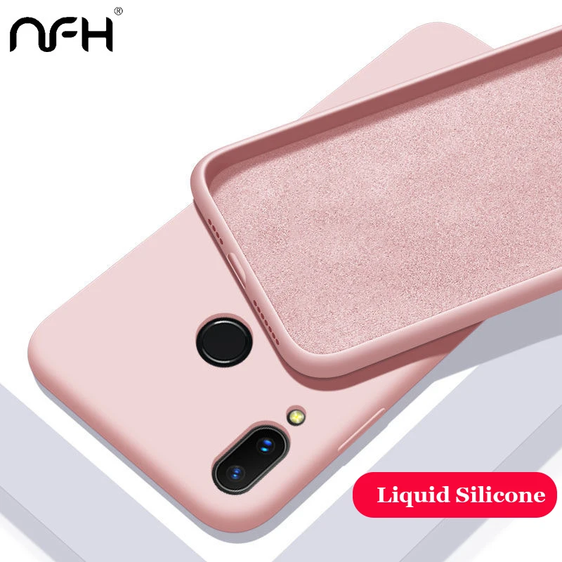 Liquid Silicone TPU Soft Cover For Huawei P8 P9 Lite Case on Honor 8 9 10 Lite 8A 8X Phone Cases Shockproof Coque Fundas