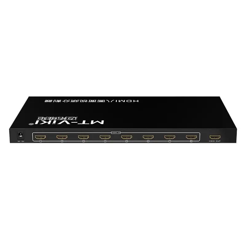 MT-VIKI HDMI восемь экран видео сплиттер 8 в 1 выход HDMI переключатель экран сплиттер Поддержка Панель кнопка и ИК переключатель MT-SW081