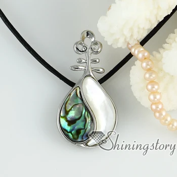 

white oyster shell rainbow abalone Shell necklaces pendants yinyang flower openwork mother of pearl jewellery Ladies fashion