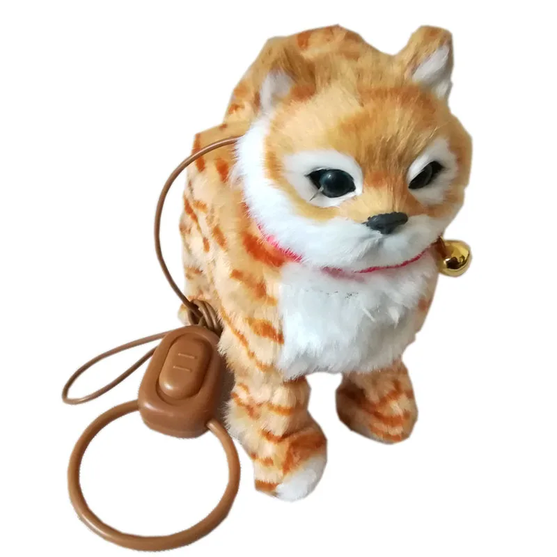 walking cat toy on leash