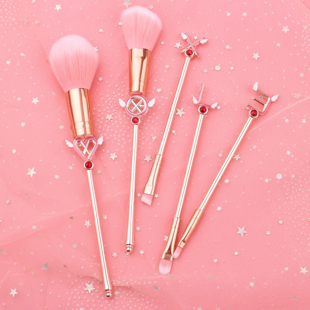 Korea EXO Makeup Brushes Set Pro Powder Foundation Eyebrow Eyeliner Lip