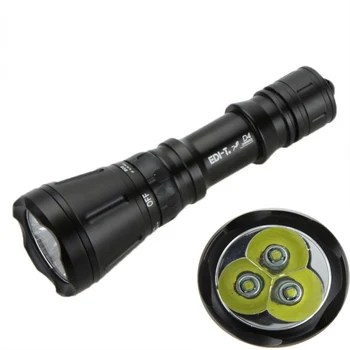 

6000 Lumens 3*XML T6 8-mode 60M LED Dive Lamp Scuba Diving Flashlight Underwater Hunting Flash Light,Use 26650