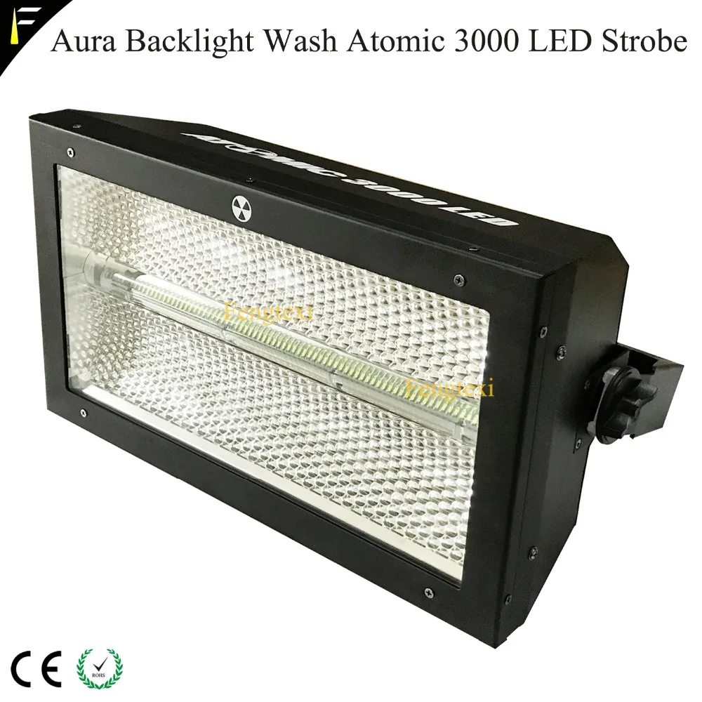 Атомный 3000 LED Стробоскоп аура RGB цвет мыть свет стробоскоп вспышка приспособление