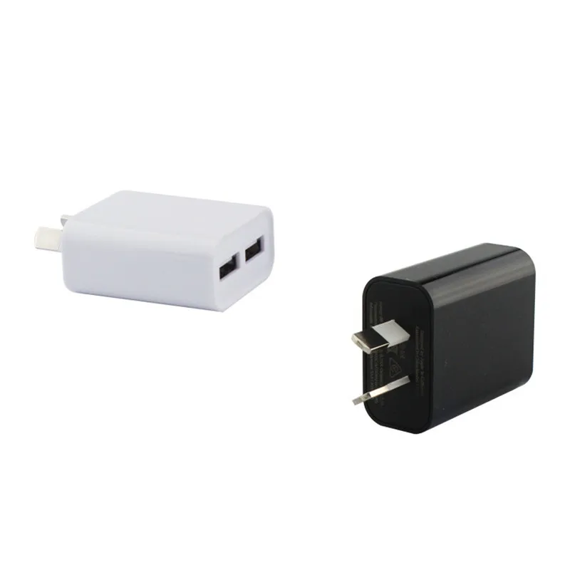 Dual interface USB Power Adapter 5V 2.4A Australia New Zealand AU Plug Wall Charger For iPhone for Samsung Smart Phone