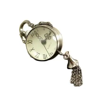 Relógio de Bolso Colar de Bola de Cristal Colar de Jóias Barato por Atacado Estilo Antigo Steampunk Pingentes Cadeia Dial 2.7 Centímetros Relógio