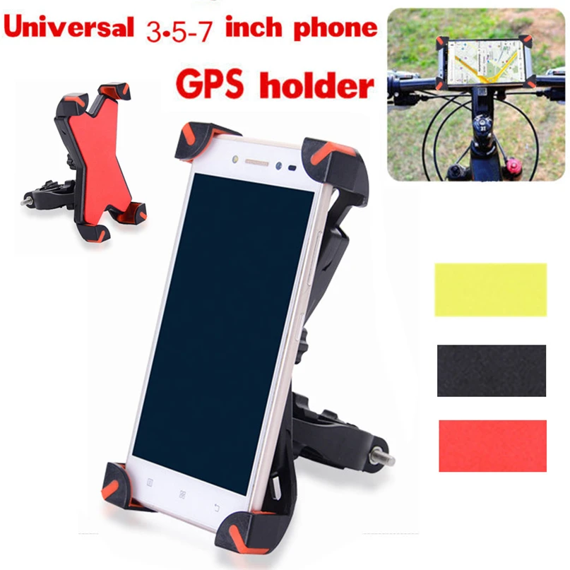 Universal Bike Bicycle Adjustable Cell Phone GPS Handlebar Mount Bracket Adapter Holder Clip Bicycle Accessories #FS#4ST28 (1)