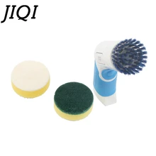 JIQI ручка электрическая многофункциональная Бытовая щетка для мытья посуды горшок очиститель посуды Чистящая Щетка плитка для ванной кухонная посудомоечная машина
