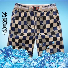 В летние шорты тренд движения из в Корейском стиле для отдыха Хлопок Большой Штаны свободные пляжные штаны Штаны мужчины пять