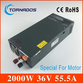 

2000W 36V Switching power supply for DC Motor AC to DC power suply input 220v ac to dc power supply S-2000-36