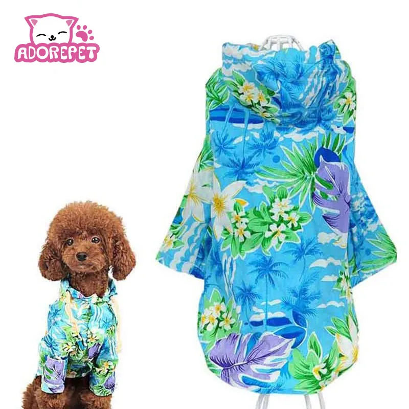 Printed Summer small Dog cat pet beach T shirt vest Clothes jacket coat Hawaii style dog puppy hoodie Sportswear soccer jersey Printed Summer small Dog cat pet beach T shirt vest Clothes jacket coat Hawaii style dog puppy hoodie Sportswear soccer jersey