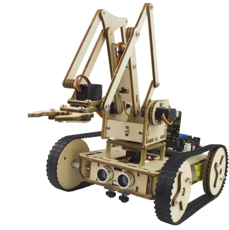 HA CONDOTTO LA luce FAI DA TE microbit Robot Scheda di Espansione Robot Braccio Trolley