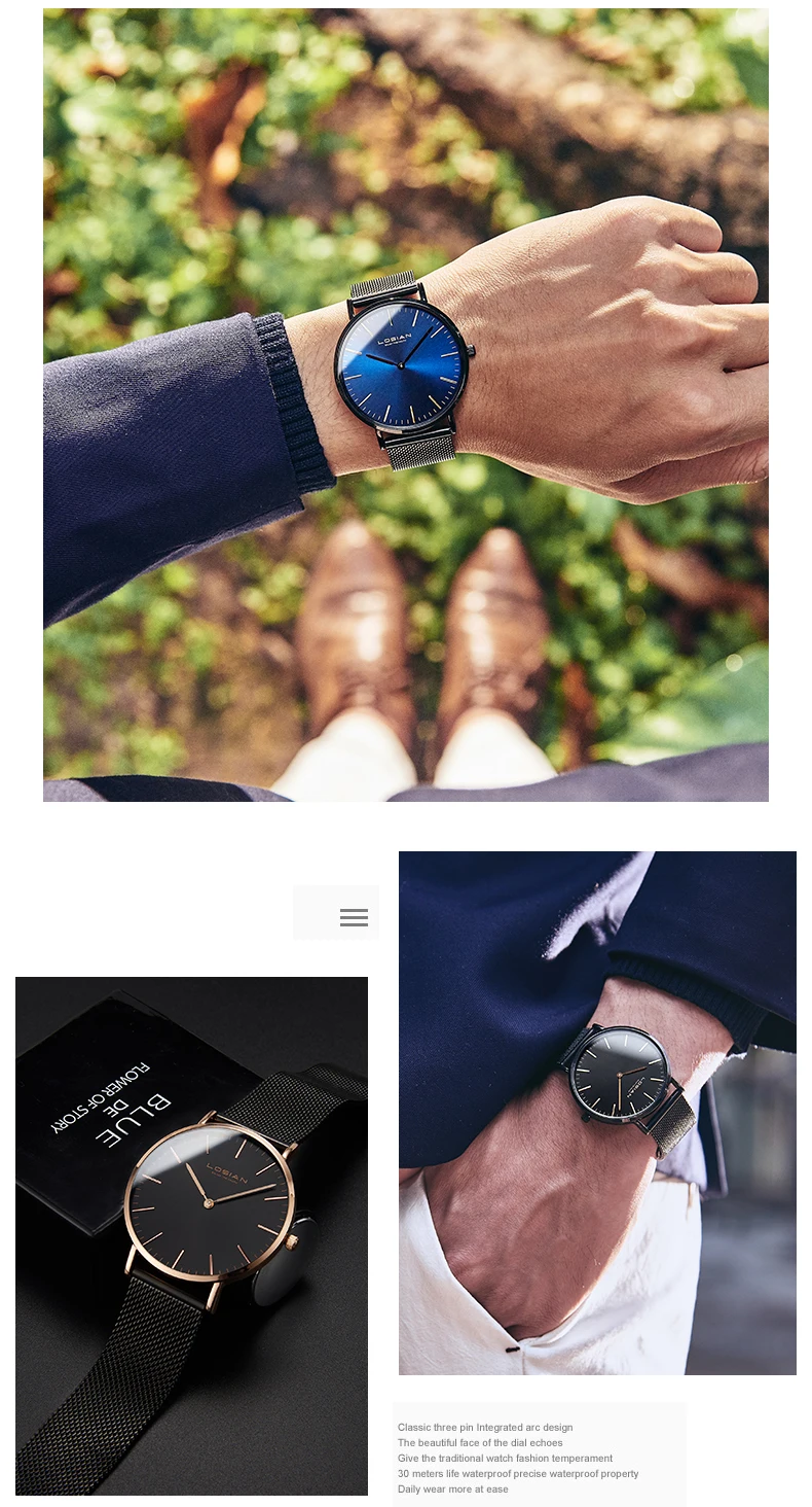 Heren horloge наручные часы мужские ультратонкие часы для мужчин мужские часы Топ marca de lujo роскошные часы Montre для повседневного использования люкс homme