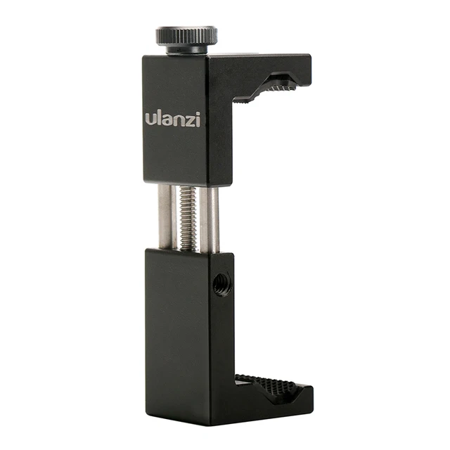Ulanzi ST-02S 65MM to 95MM Tripod Phone Mount with Cold Shoe 1/4 Screw Phone Mount Stand Clipper for iPhone X 8 7 Plus Samsung - Hình ảnh 4