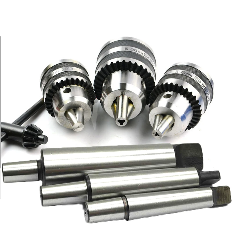 

1set #1 #2 #3 morse cone Shank MT1 MT2 MT3 B18 Drill Chuck 1-16MM Heavy Duty Taper collet chuck for drilling machine