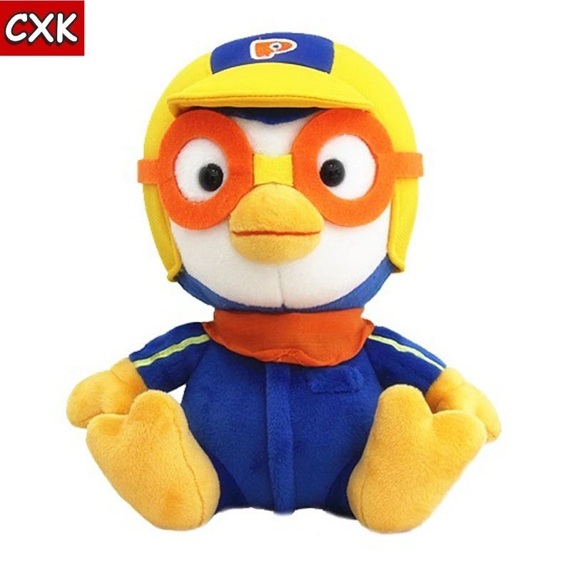 

25cm Korea Pororo Little Penguin Plush Toys Doll Pororo and His Friends Plush Soft Stuffed Animals Toys Gift for Children Kids