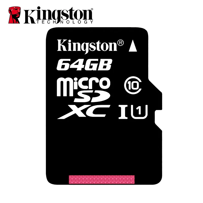 Micro SD карта kingston Class 10, 16 ГБ, 32 ГБ, 64 ГБ, 128 ГБ, 8 ГБ, карта памяти C10 Mini, SD карта C4, 8 ГБ, SDHC, SDXC, TF карта для смартфонов - Емкость: 64 ГБ