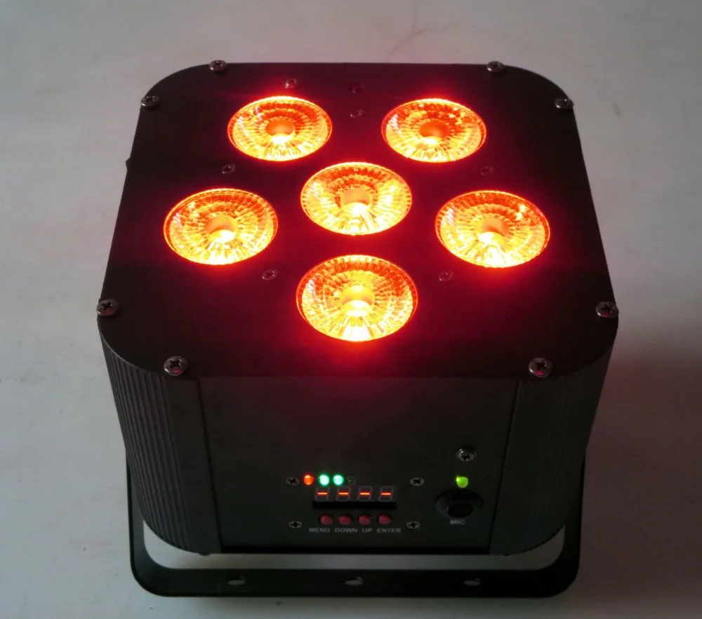 Беспроводной прожектор 6X18W RGBWAP 6 в 1 с поддержкой Wi Fi и DMX|projector christmas lights|dj lightled dj lights