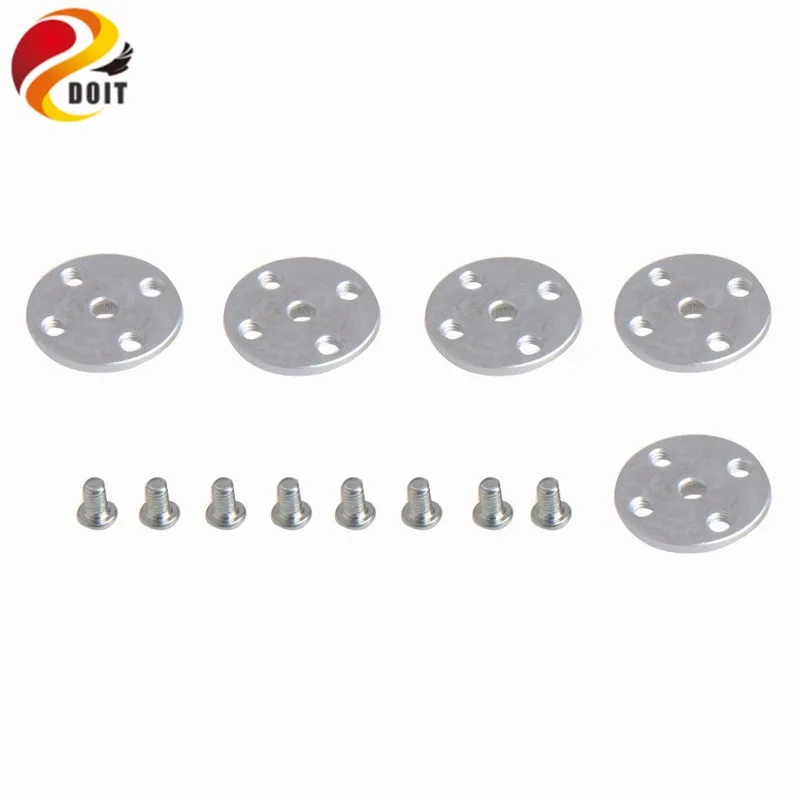 Mechanical Metal Arm Horns For 25T X 20mm RC Robot Servos Round Disc 5pcs/Lot Robot Toy Part