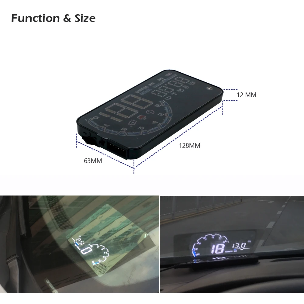 EANOP sBright 3 0 Автомобильный дисплей HUD проекционный OBD II EUOBD компьютер Спидометр