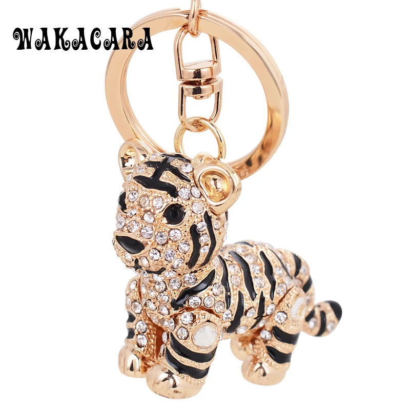 WAKACARA Brand New fashion cute tiger key chain cartoon keychain