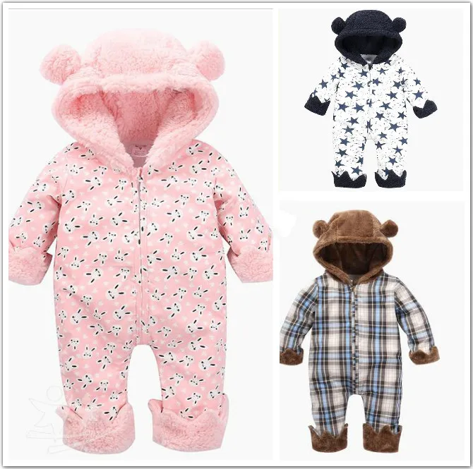 

Baby fashion warm - fitting comfortable cartoon cotton-padded jacket