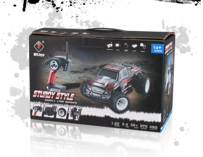 Wltoys 1:28 4WD 30 км/ч RC хобби автомобиль электрический дрейф внедорожные ралли
