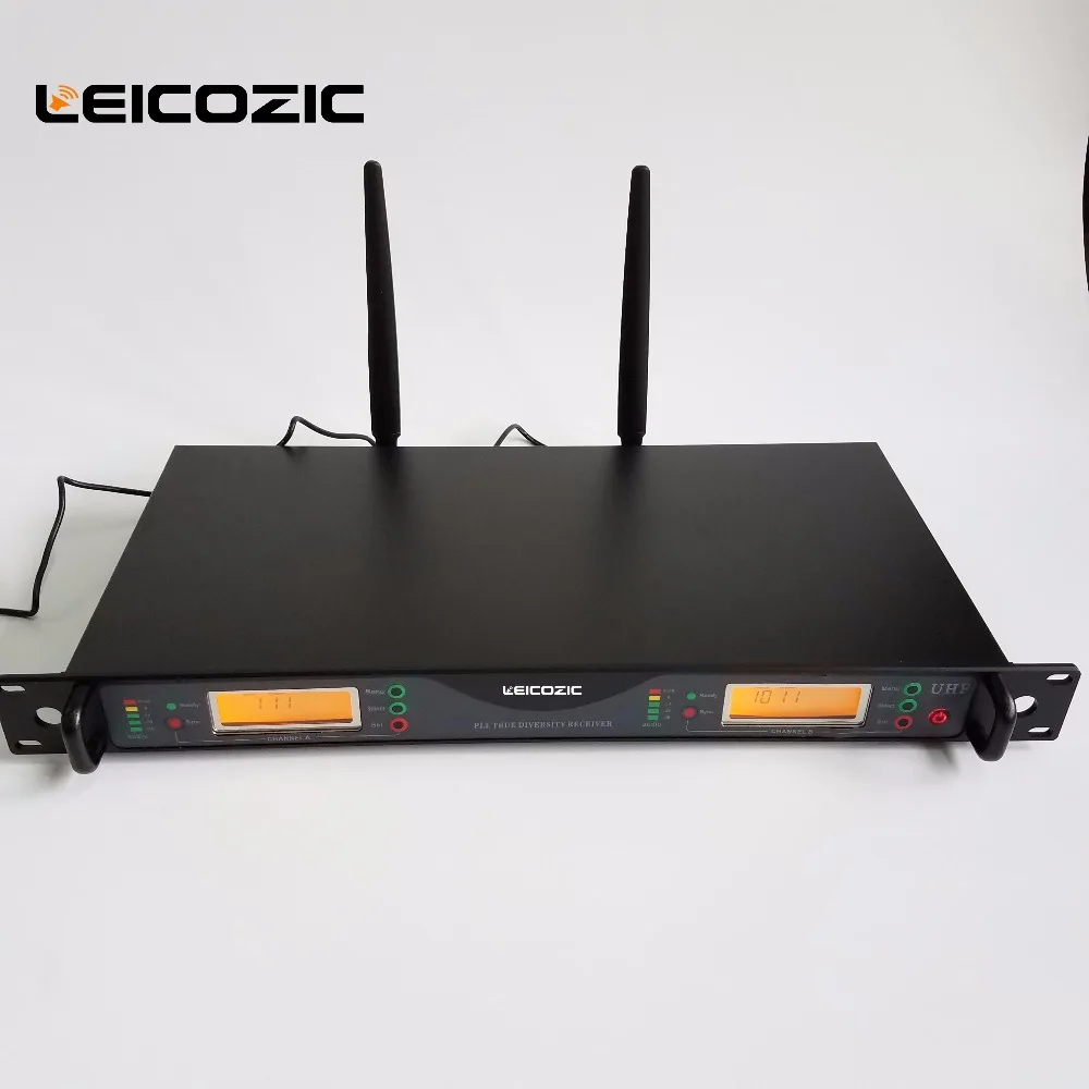 Беспроводные микрофоны Leicozic U24D сценический беспроводной микрофон 2 ручной