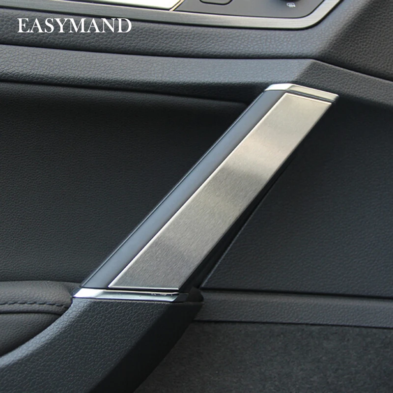 

4pcs/lot Car Styling Interior Door Armrest Stainless Steel Decoration Auto Accessory Parts Case For Volkswagen GOLF 7