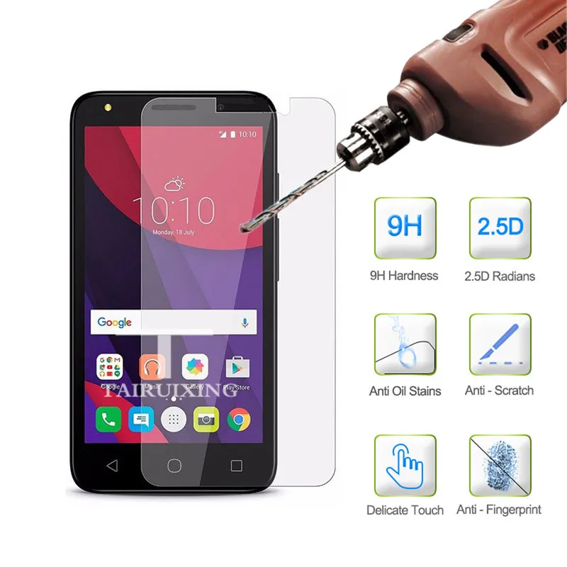 9H закаленное стекло для Alcatel One Touch Pixi 4 5 0 5010 Pixi4 5010D 5010X Защита экрана 0|Защитные