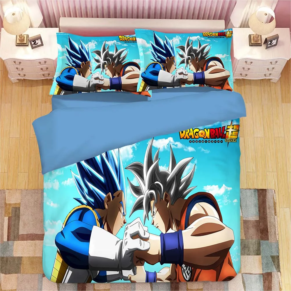 DRAGON BALL Z 3D постельное белье Сон Гоку Вегета пододеяльники наволочки постельный комплект одеяло комплекты постельного белья постельное белье - Цвет: 11