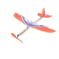 1 шт. Новый DIY самолет из пеноматериала модель комплект обучающая игрушка DIY ручной работы эластичная резиновая лента самолет