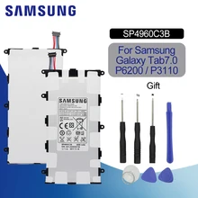 SAMSUNG Original Replacement Tablet Battery 4000mAh SP4960C3B For Samsung GALAXY Tab 7.0 Plus P3110 P3100 P6200 P6210 + Tools SAMSUNG Original Replacement Tablet Battery 4000mAh SP4960C3B For Samsung GALAXY Tab 7.0 Plus P3110 P3100 P6200 P6210 + Tools