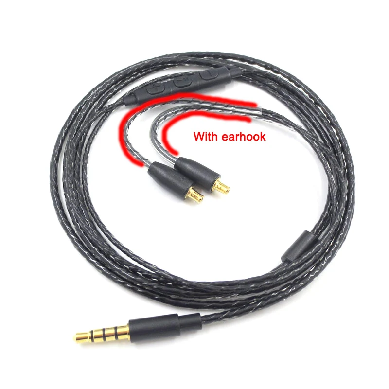 Сменный кабель A2DC для ATH LS50 LS70 LS200 LS300 E40 CKR90 CKS1100 наушники гарнитура кабели iPhone xiaomi