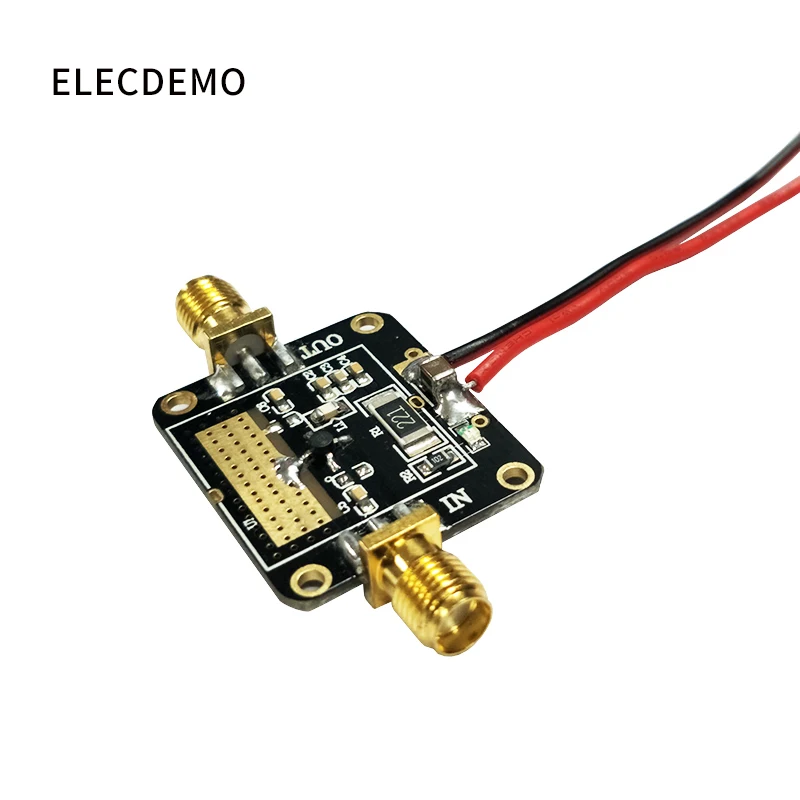 RF Amplifier Low Noise LNA Broadband 10M-8GHz Gain 12dB Gain Onboard Shield Cover