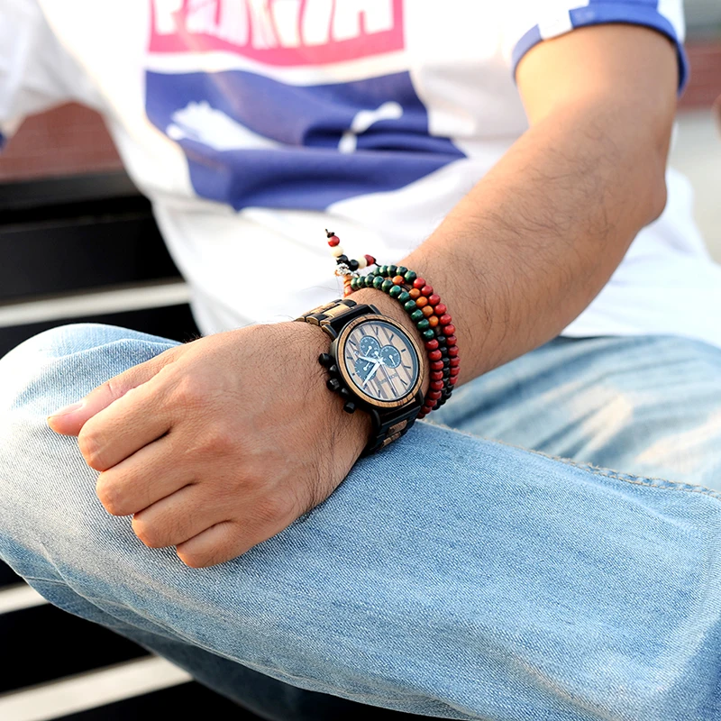 Personalized Customize Watch Men Engraved Wristwatch Wood & Stainless Steel Band Anniversary Gift Birthday Gift erkek kol saati