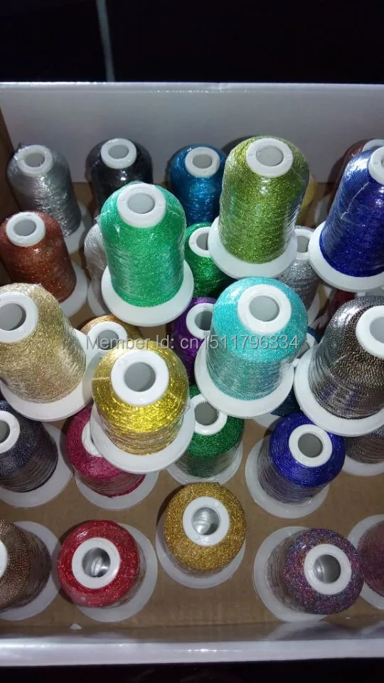 

Simthread Brand hot selling Madeira popular colors 500m metallic embroidery thread with free shipping.