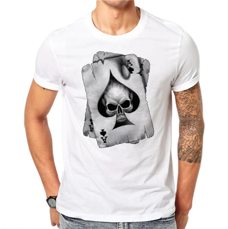 Buy 100 Cotton Men's Playing Cards Poker Design T