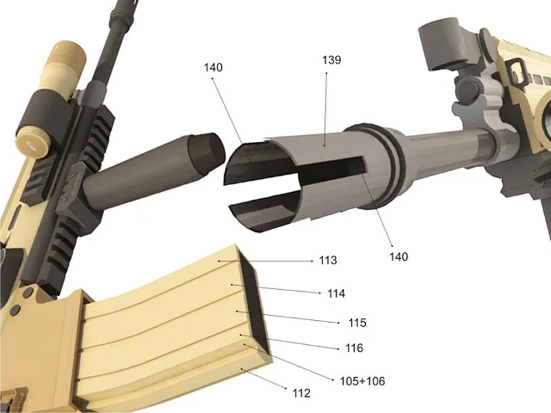 DIY 1:1 FN SCAR-L MK16 фактические Размеры Бумага craft Штурмовая винтовка Бумага модель собрать ручной работы 3D игра-головоломка детские игрушки