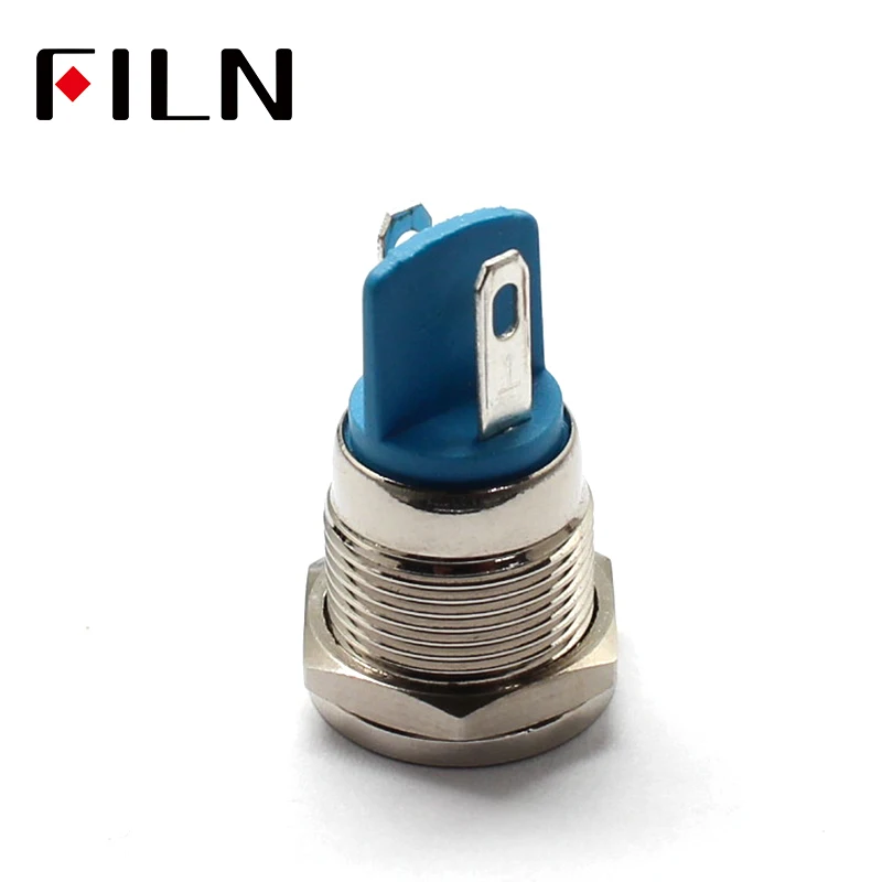 LED Metal Indicator Light 12mm Waterproof Signal Lamp 3V 5V 6V 9V 12V 24V 110V 220V Red Yellow Green White Blue Pilot Seal Bulb (5)