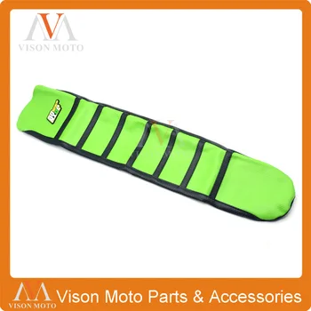 

Ribbed Green Gripper Soft Seat Cover For Kawasaki KXF250 09-12 KXF450 09-11 Enduro Motorcycle Dirt Pit Bike Motocross