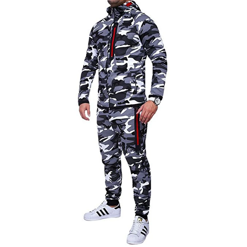 New Camouflage Printed Men Set Fashion Zipper Jacket Men 2Pcs Tracksuit Sportswear Hoodies Sweatshirt Pants Joggers Suit MY052 New Camouflage Printed Men Set Fashion Zipper Jacket Men 2Pcs Tracksuit Sportswear Hoodies Sweatshirt Pants Joggers Suit MY052